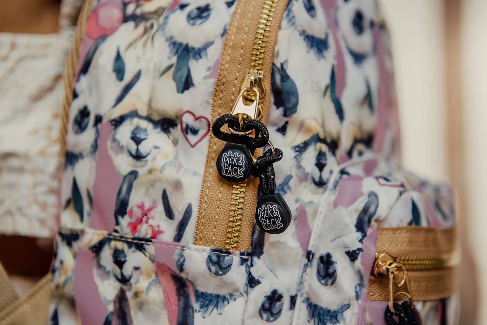 Alpaca Backpack S Pink