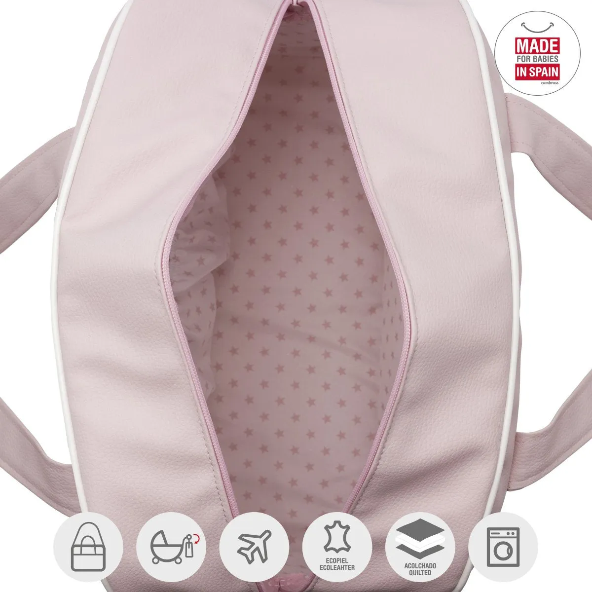 Cambrass Maternity Bag Prome Basic Pink 18x44x33cm