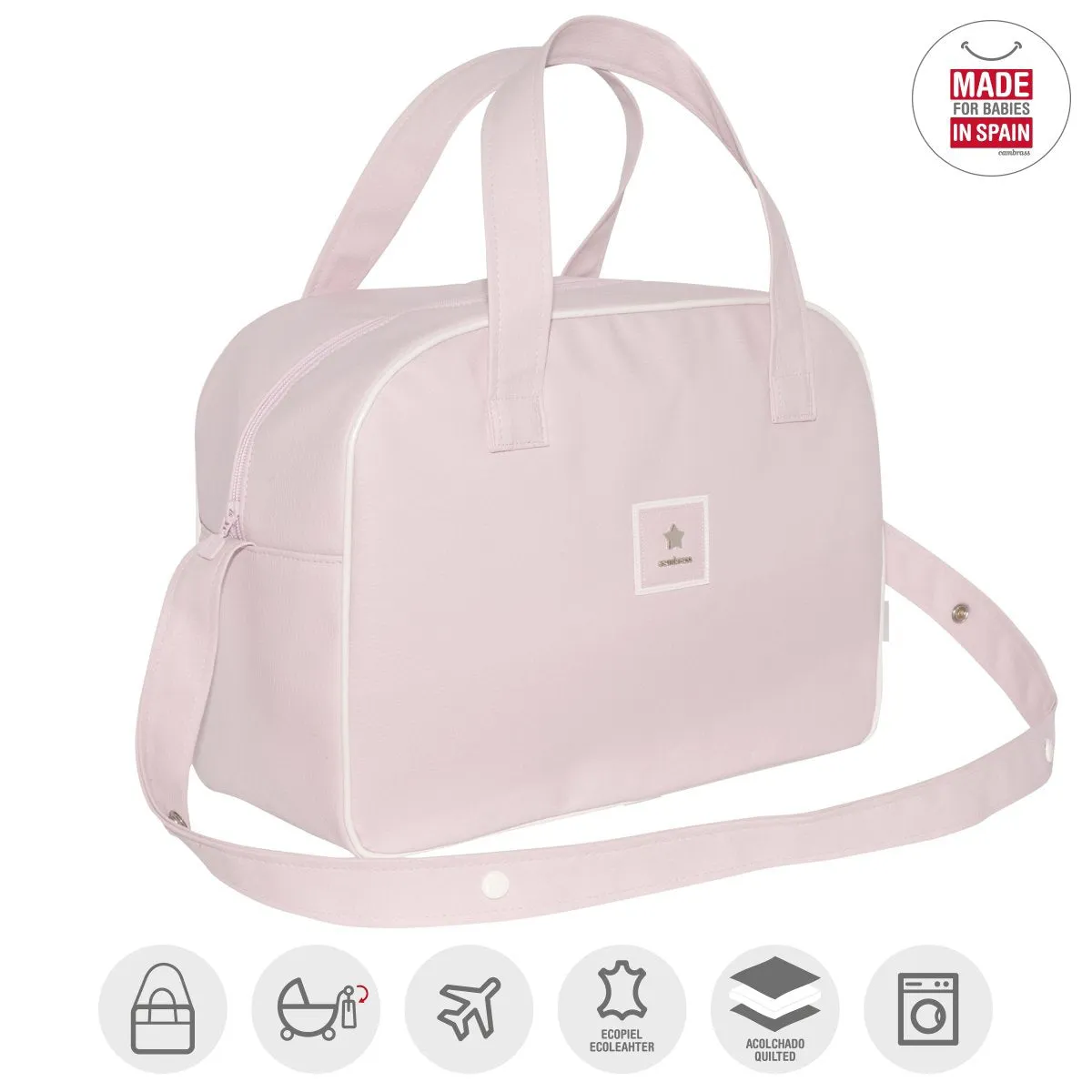 Cambrass Maternity Bag Prome Basic Pink 18x44x33cm