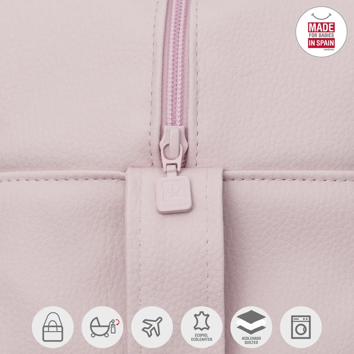 Cambrass Maternity Bag Prome Basic Pink 18x44x33cm