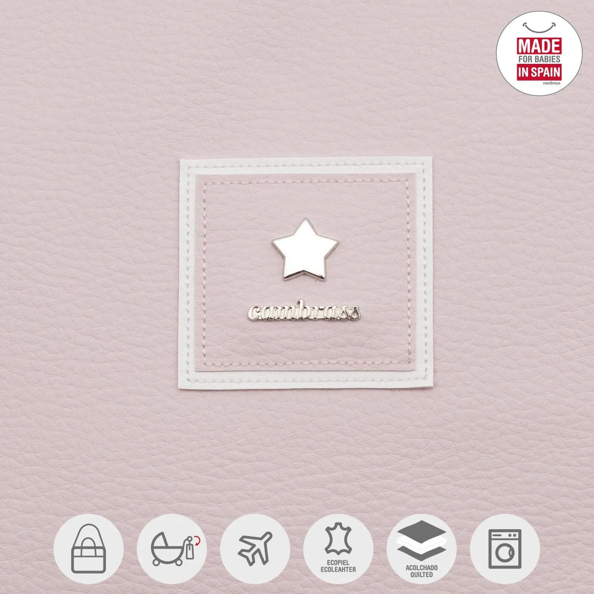 Cambrass Maternity Bag Prome Basic Pink 18x44x33cm