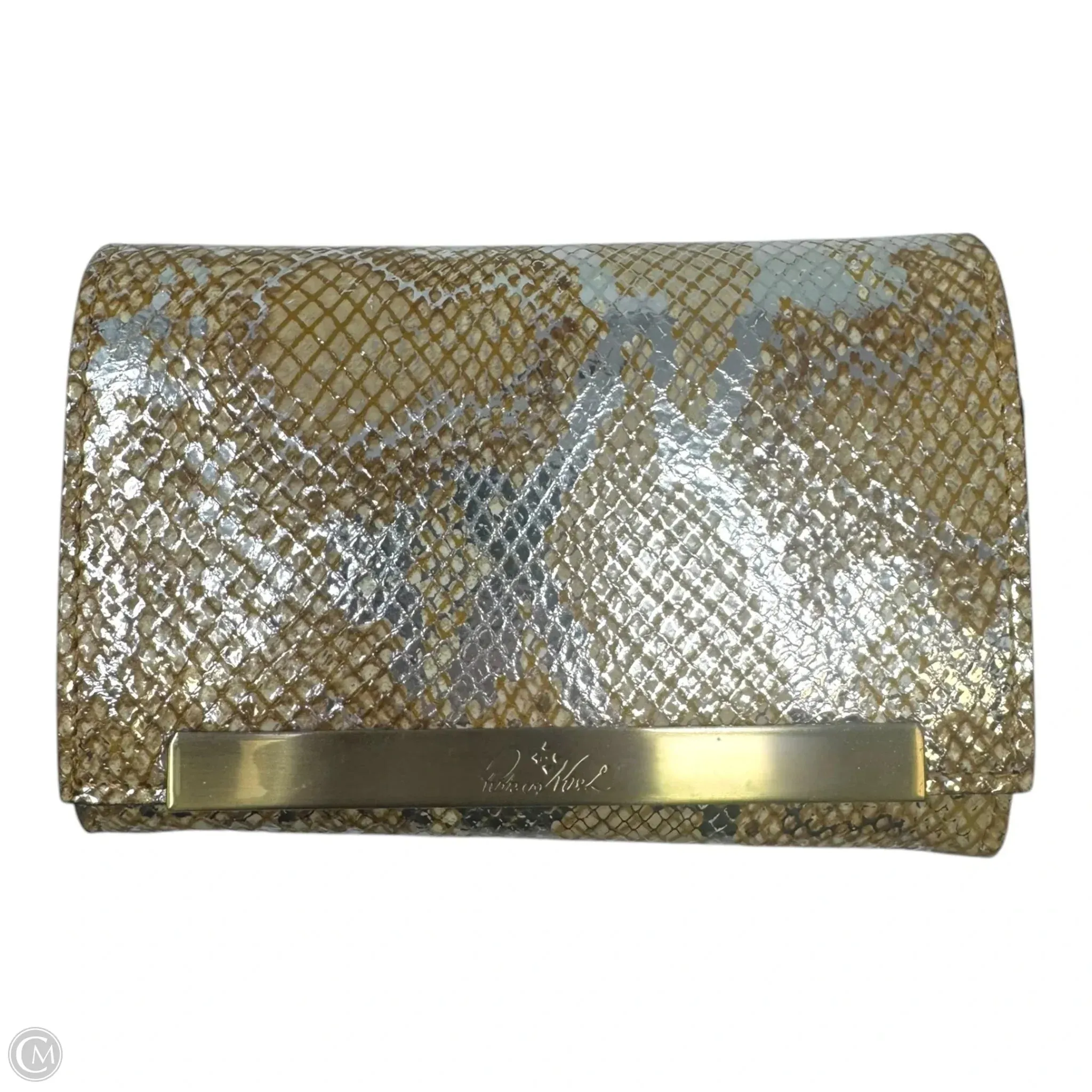 Cametti Metallic Python Wallet Designer By Patricia Nash, Size: Large
