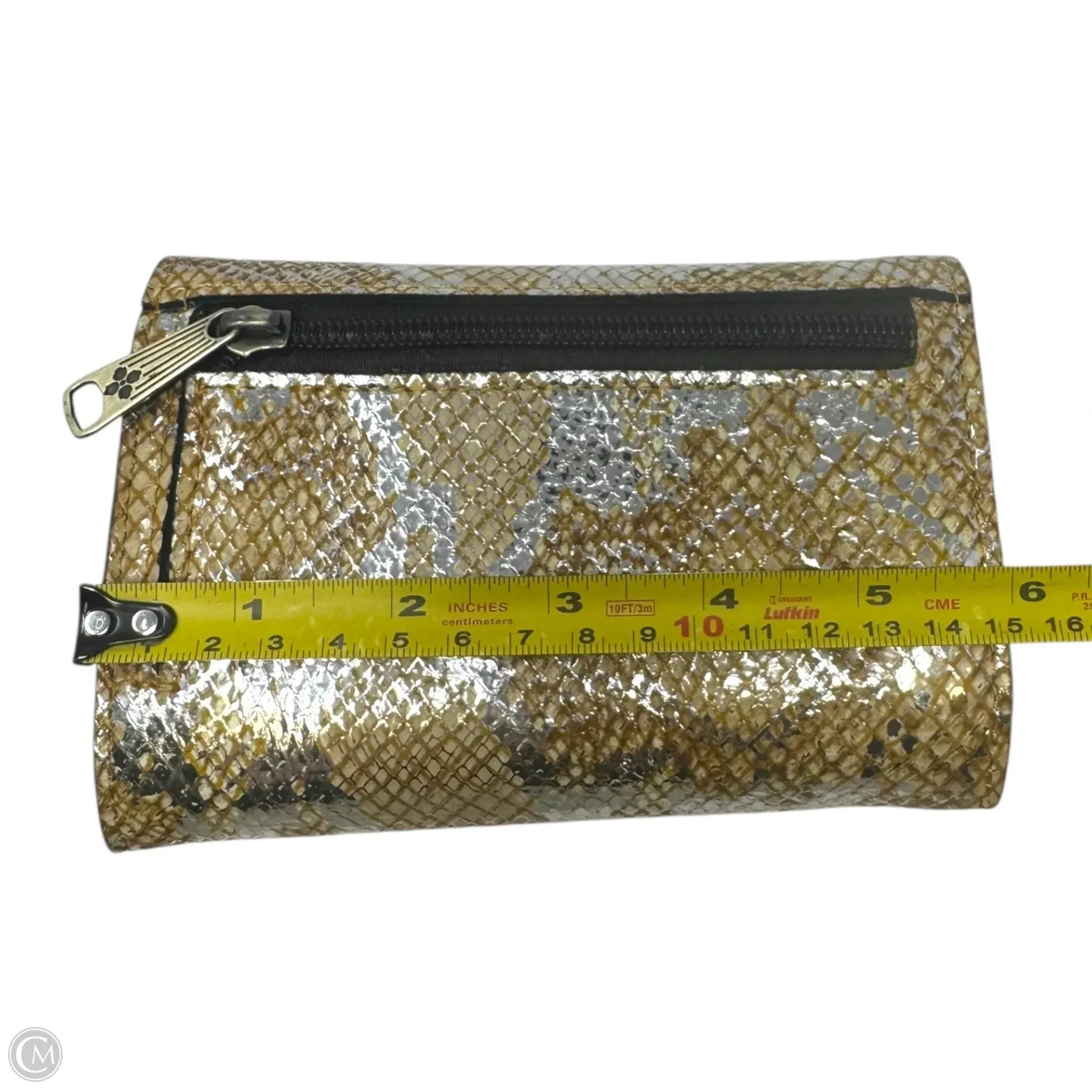 Cametti Metallic Python Wallet Designer By Patricia Nash, Size: Large