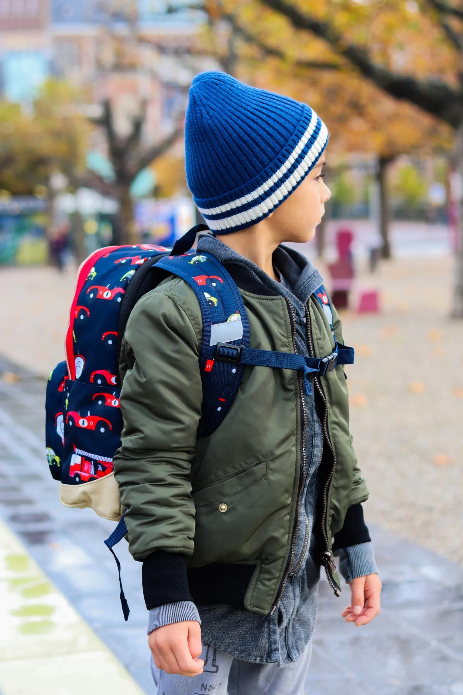 Cars Backpack M Navy