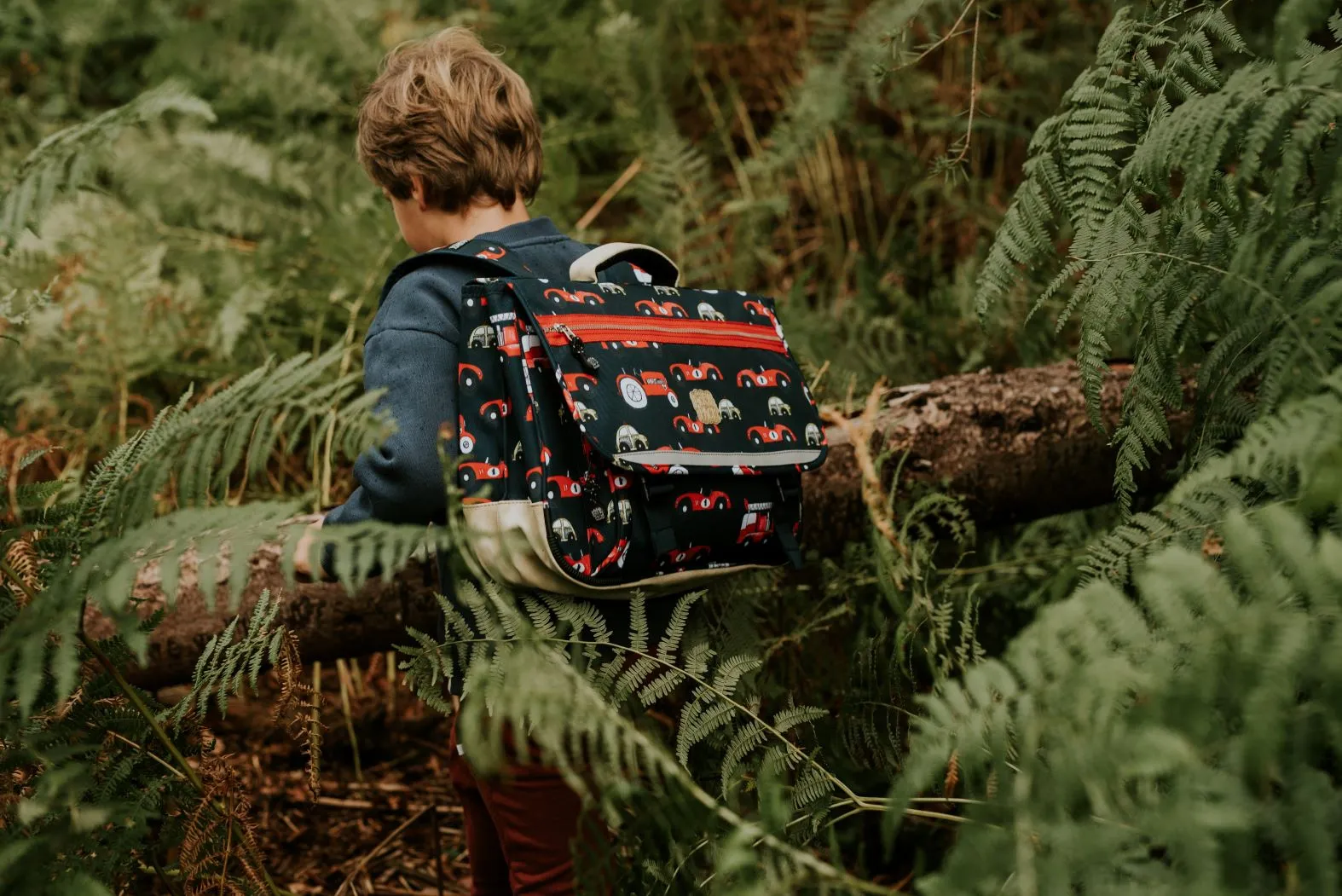 Cars Schoolbag Navy
