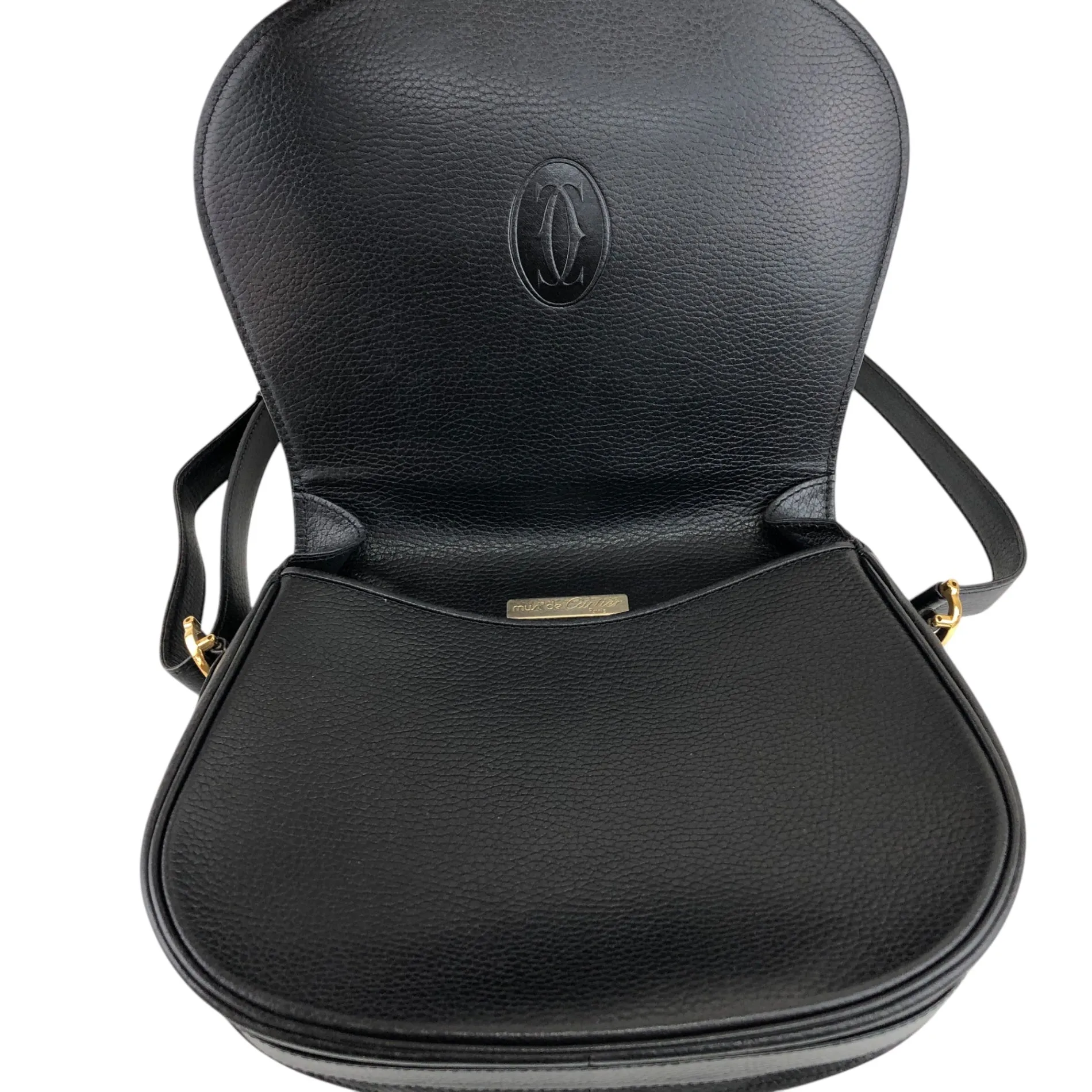 Cartier Shoulder bag Black Vintage b4tb6c