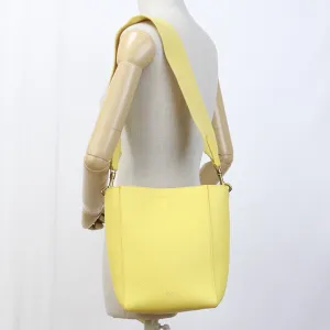CELINE 17830 03AH Shoulder Bag Sangle Bucket Bag Small leather yellow Women