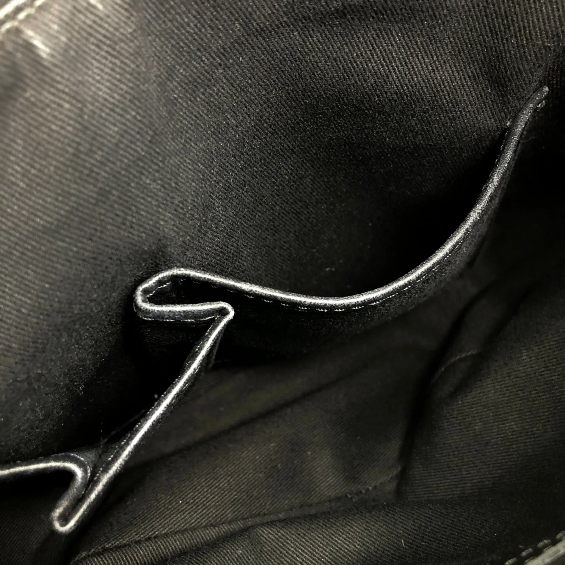 CELINE Macadam Shoulder bag Hobobag Black Vintage rfz7ad