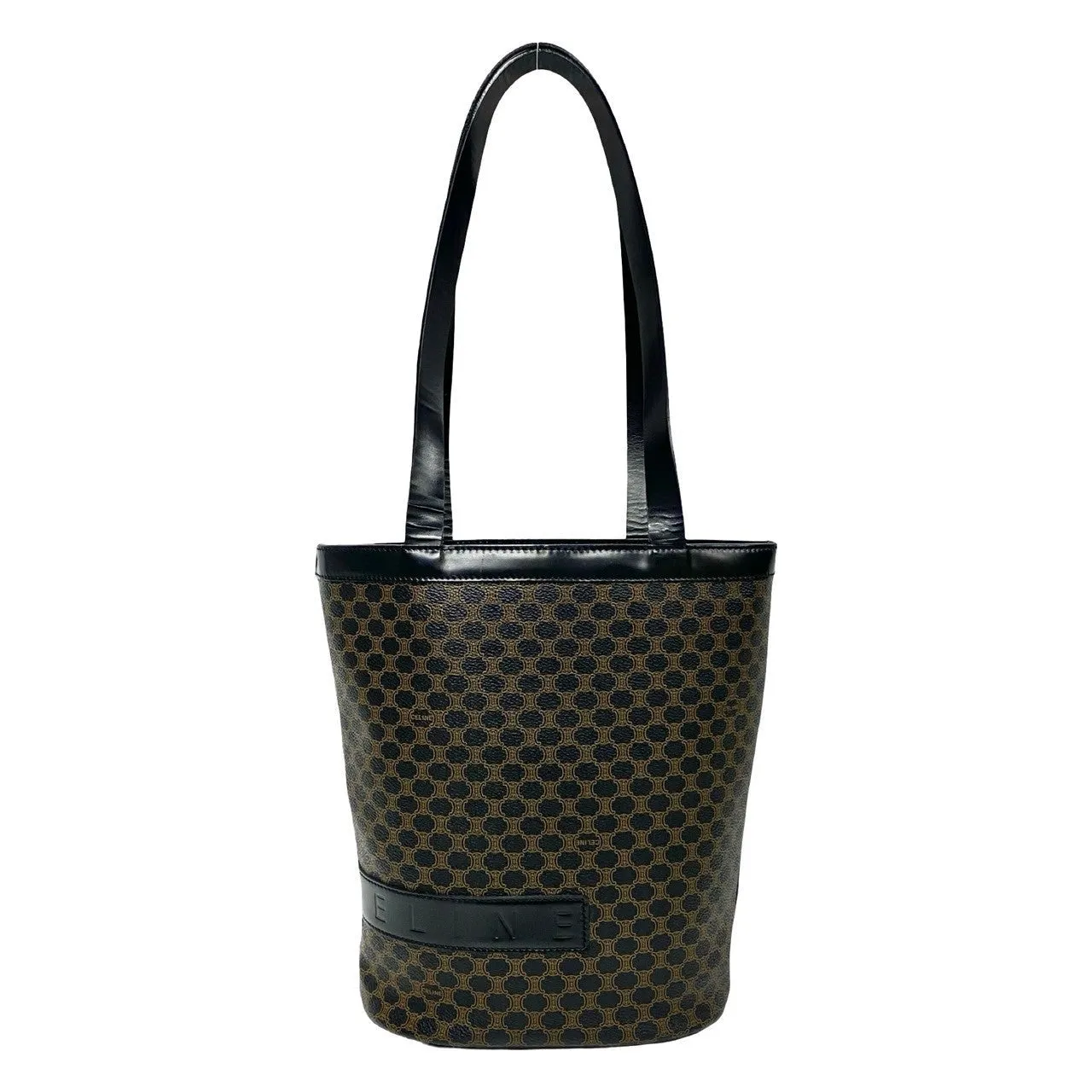 CELINE Shoulder Bag leather black