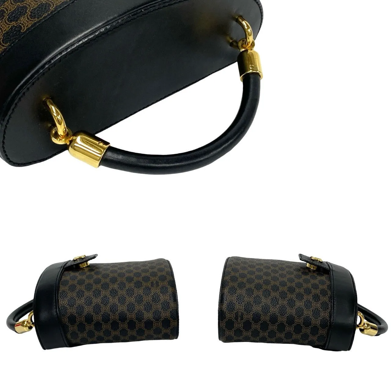 CELINE Shoulder Bag leather black