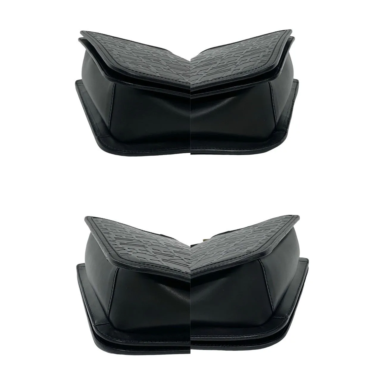CELINE Shoulder Bag leather black