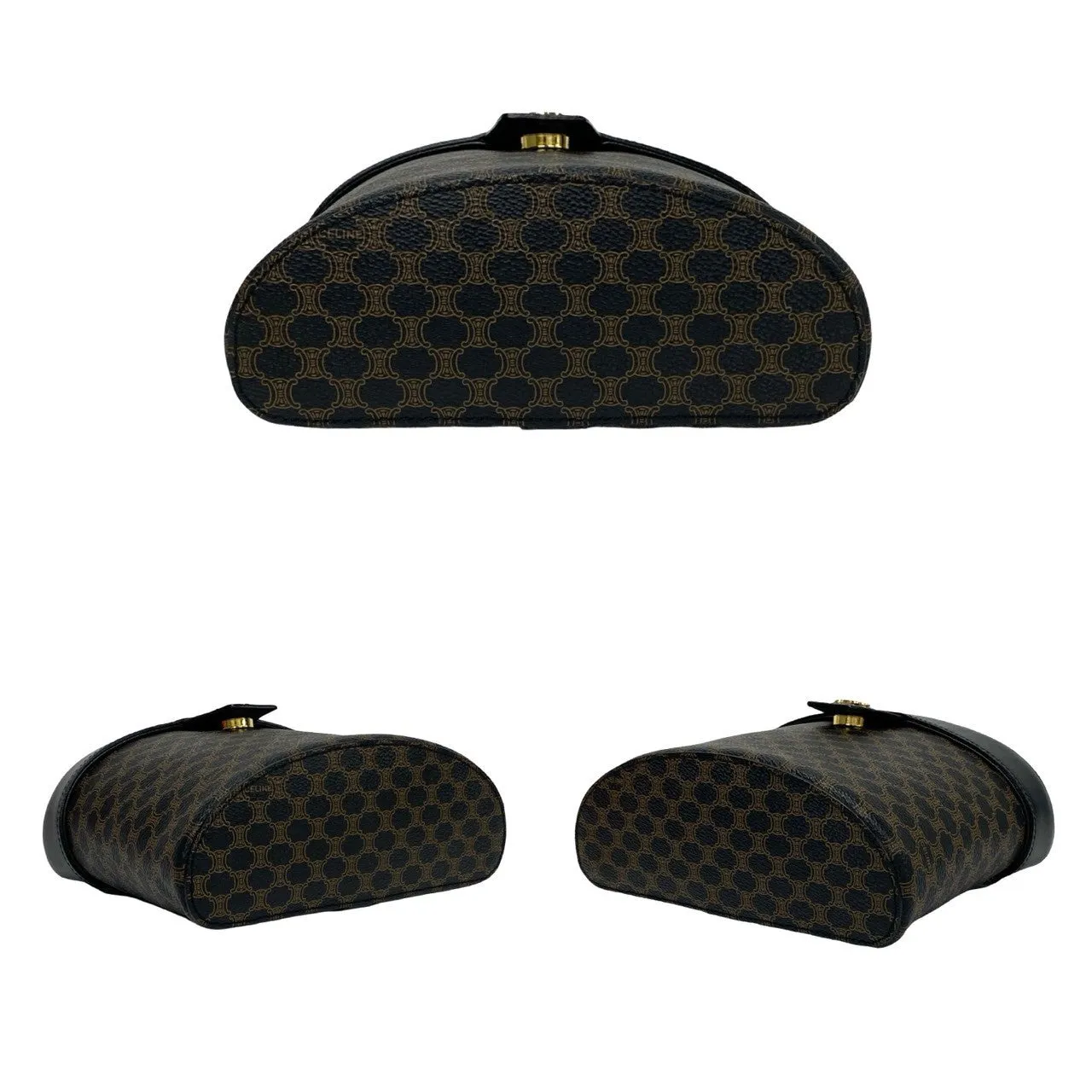 CELINE Shoulder Bag leather black