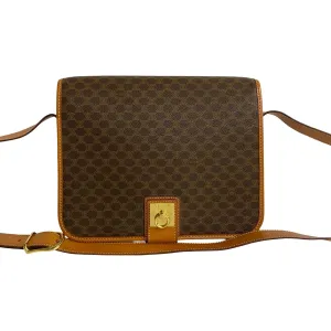 CELINE Shoulder Bag leather Brown