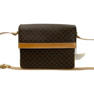 CELINE Shoulder Bag leather Brown