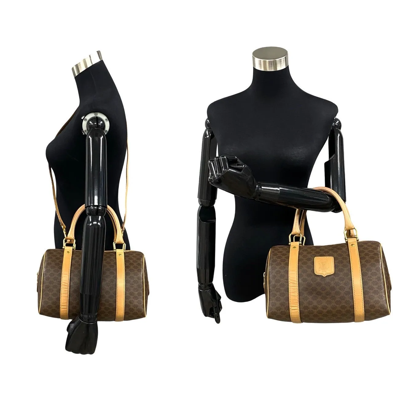 CELINE Shoulder Bag leather Brown