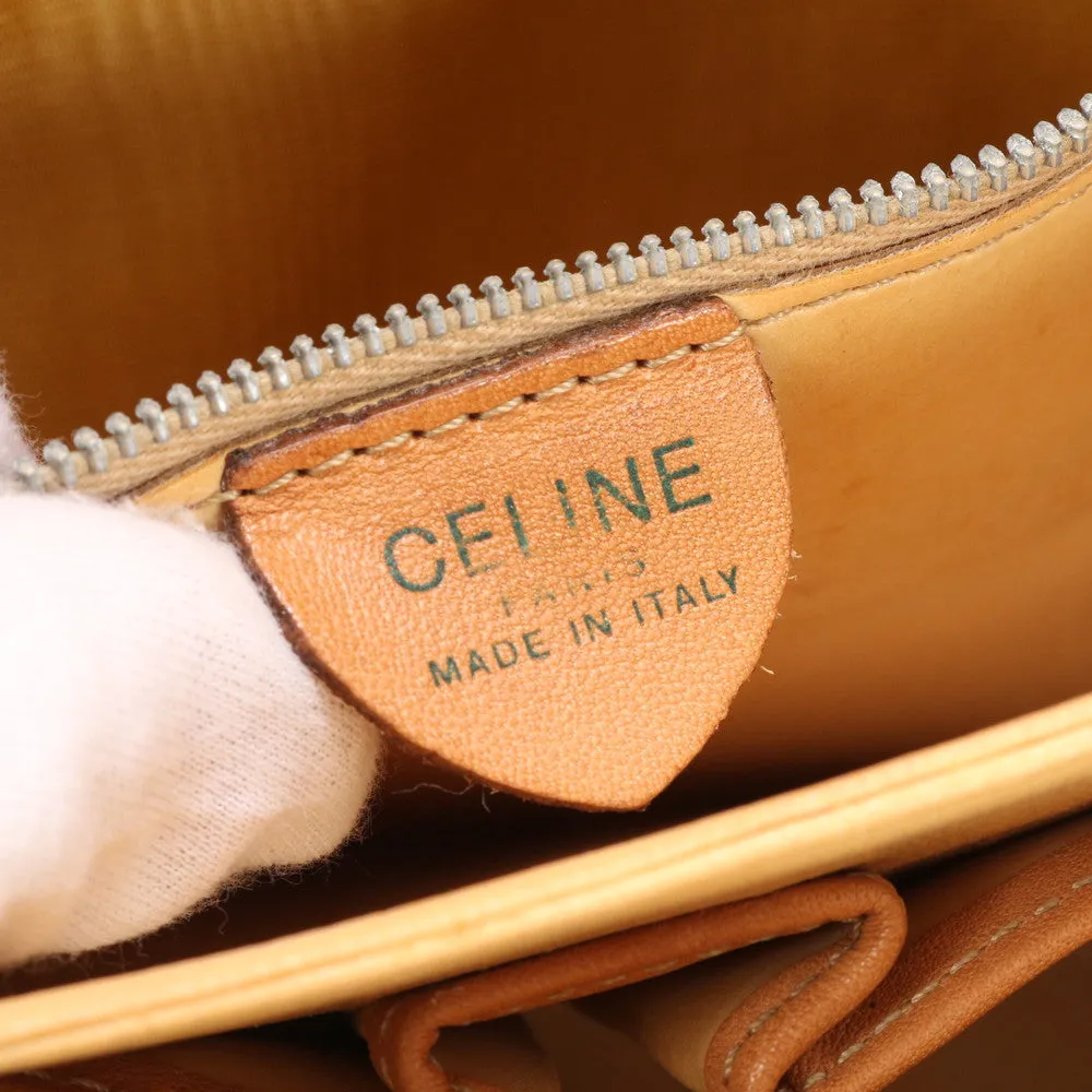 CELINE Shoulder Bag PVC Brown Shoulder Bag Macadam