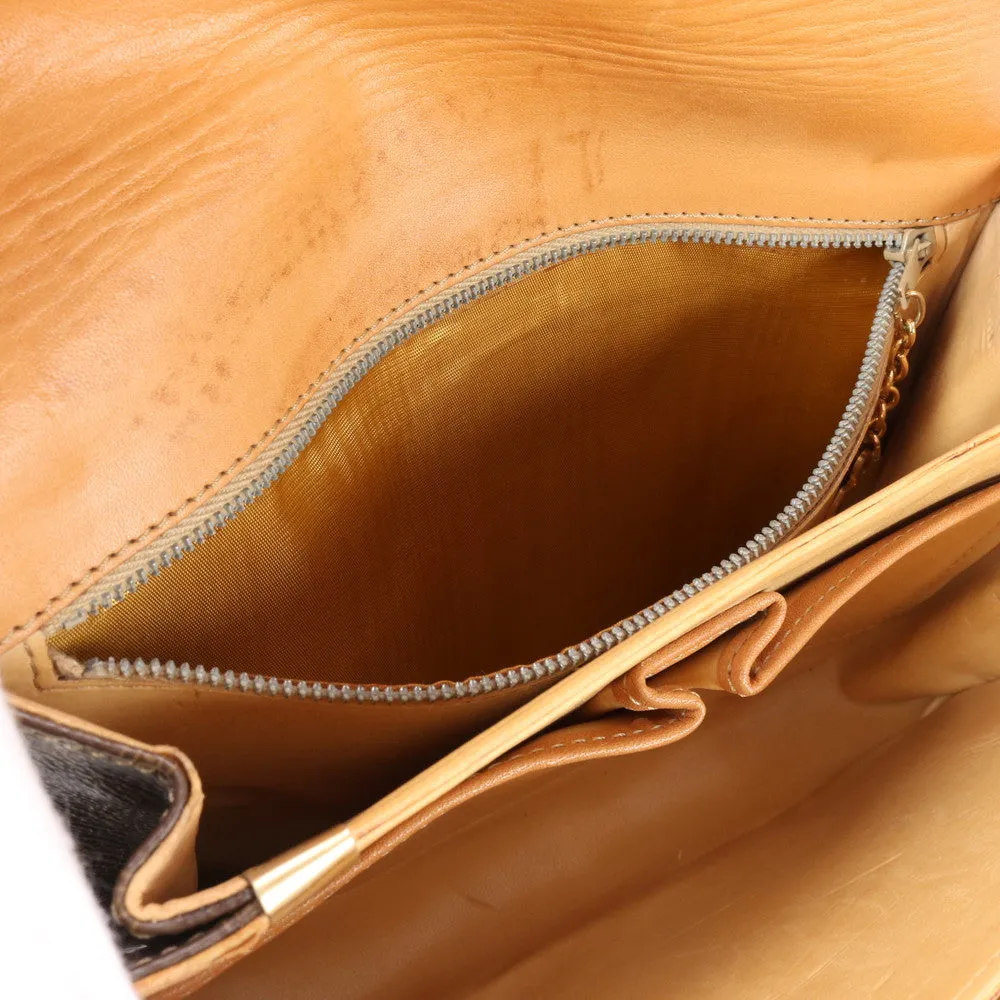 CELINE Shoulder Bag PVC Brown Shoulder Bag Macadam