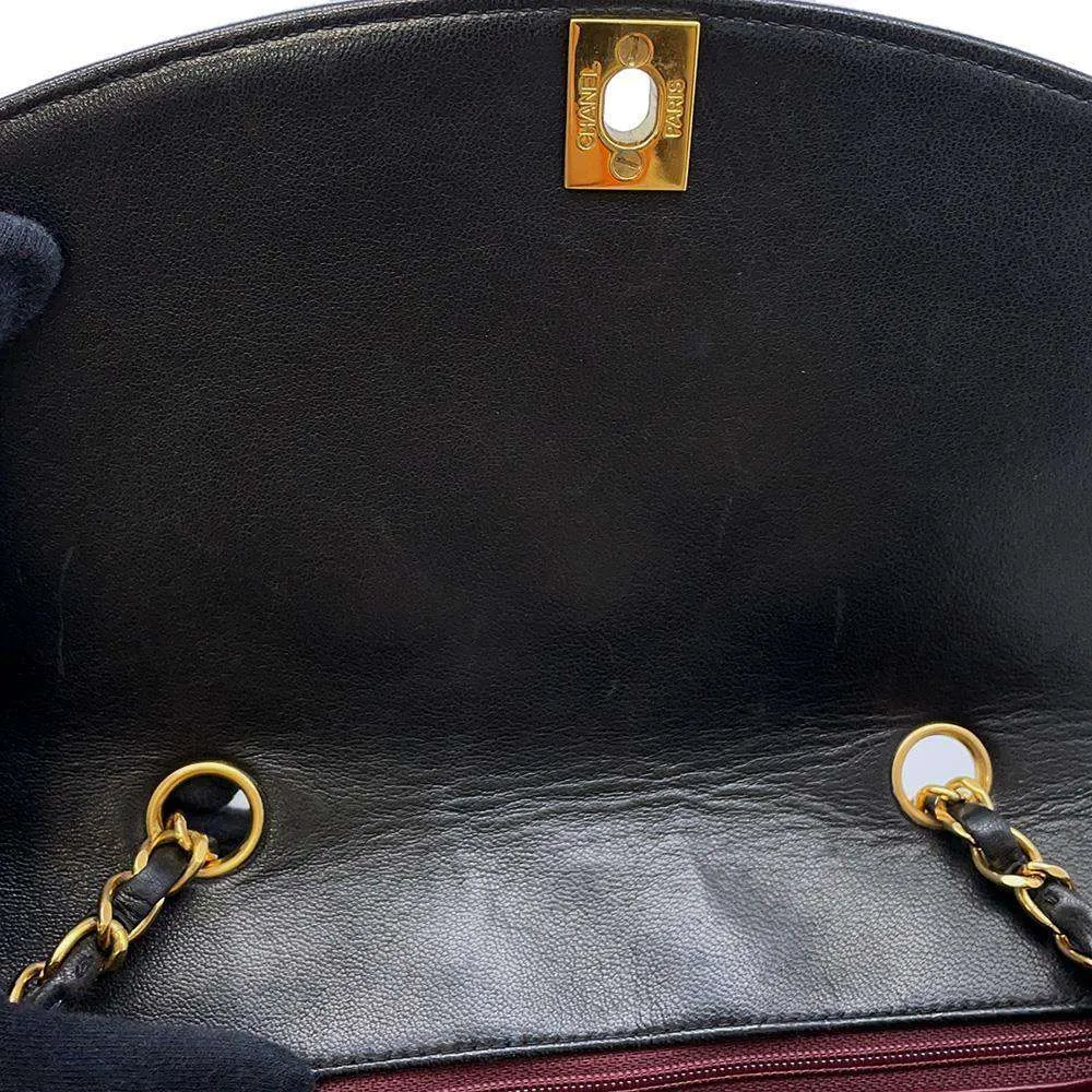 CHANEL Diana ChainShoulder BlackA01164 Lambskin