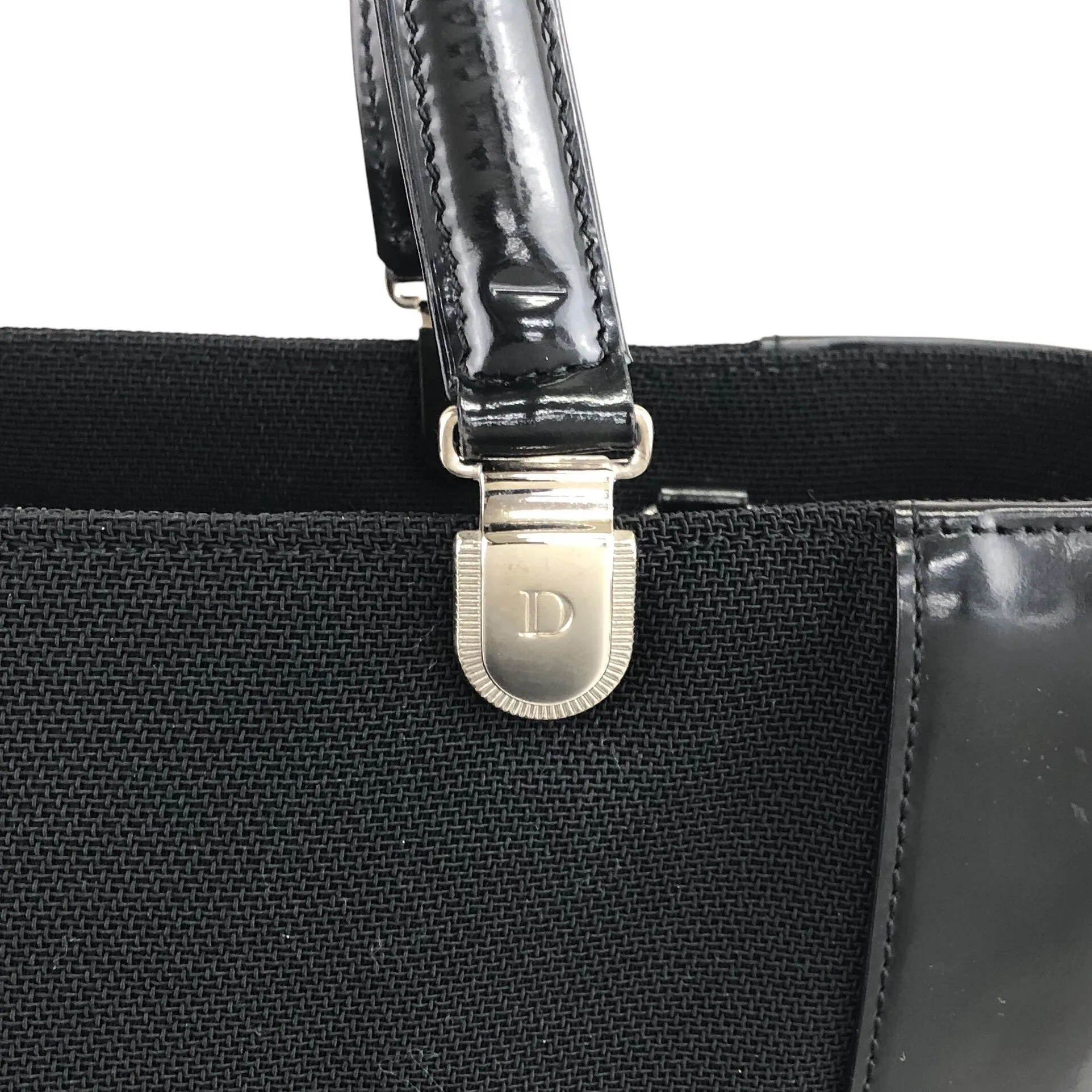 Christian Dior Logo Two-way Handbag Shoulder bag Black Vintage vrwxu3
