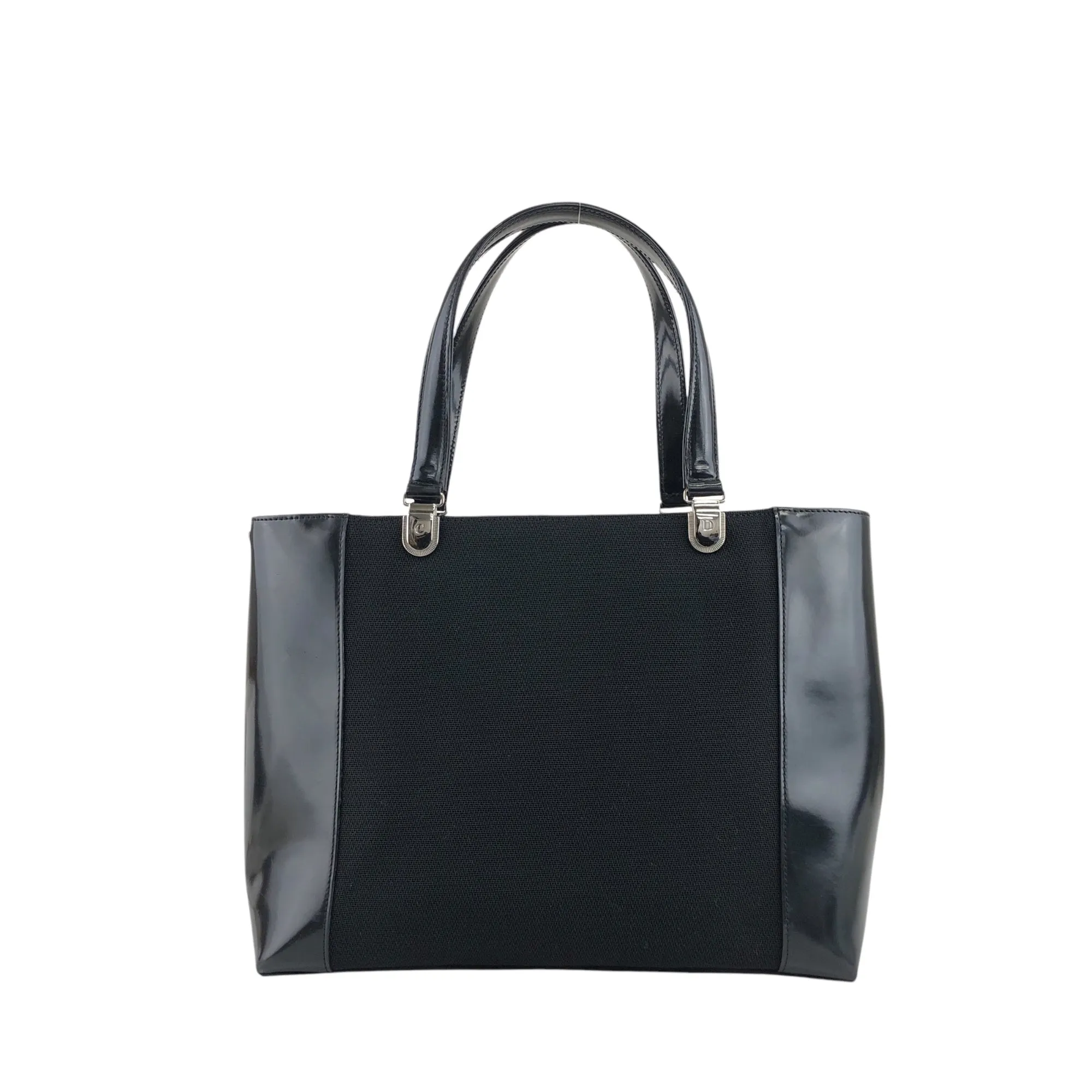 Christian Dior Logo Two-way Handbag Shoulder bag Black Vintage vrwxu3