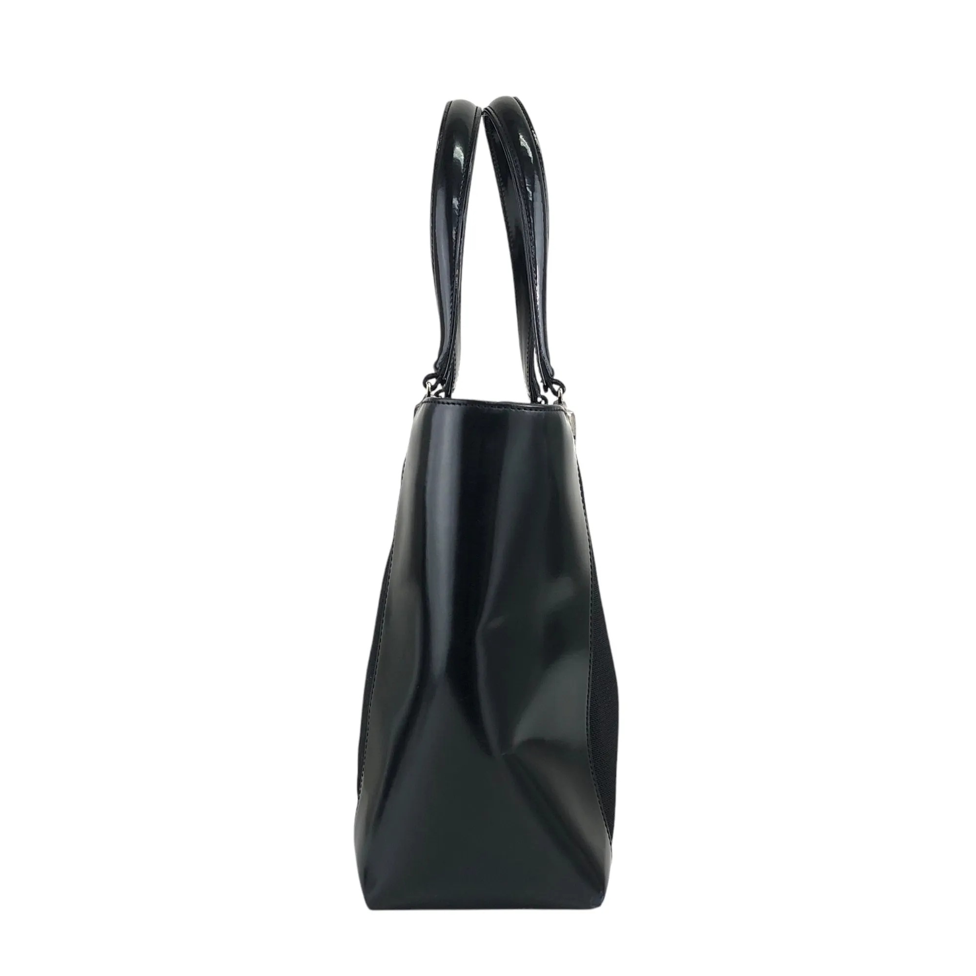 Christian Dior Logo Two-way Handbag Shoulder bag Black Vintage vrwxu3