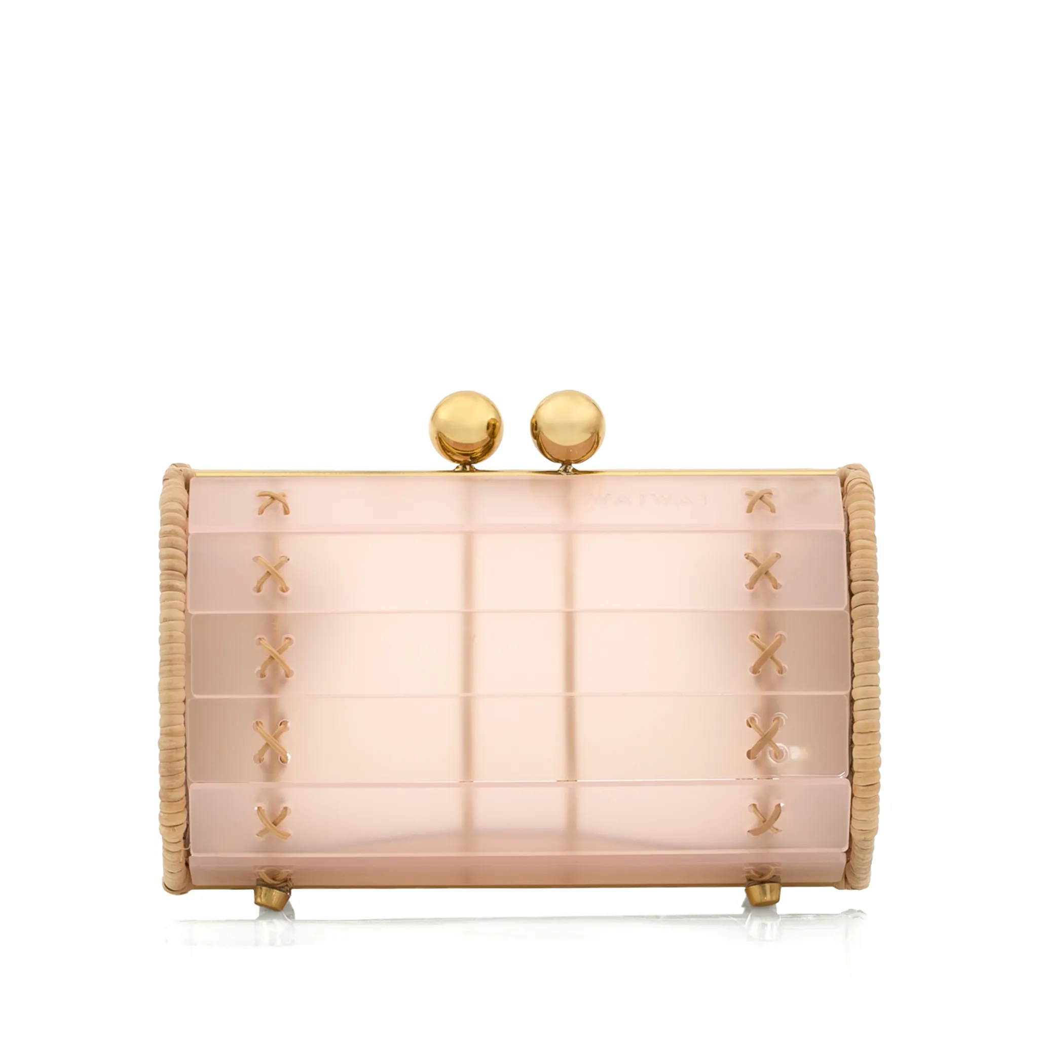 Clutch Petit Baoba  Gold Pink