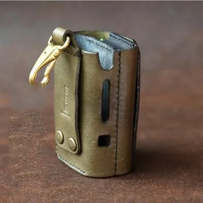 Cool Leather Mens IQOS Cigarette Case With Belt Clip IQOS Holder Belt Loop for Men