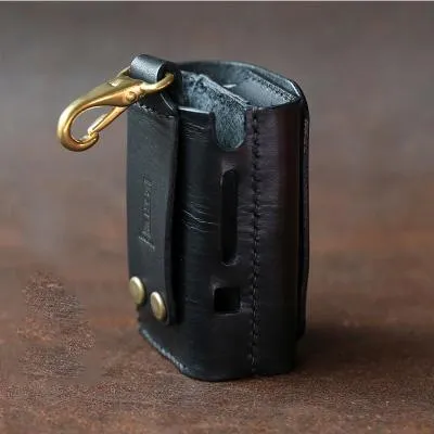 Cool Leather Mens IQOS Cigarette Case With Belt Clip IQOS Holder Belt Loop for Men