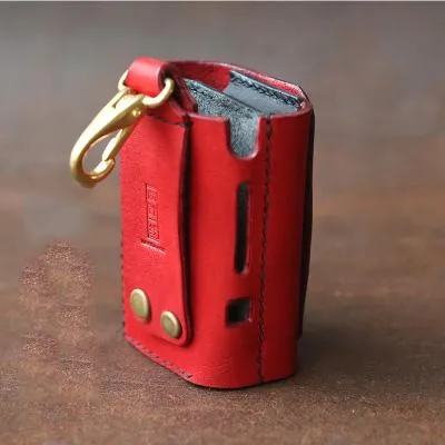Cool Leather Mens IQOS Cigarette Case With Belt Clip IQOS Holder Belt Loop for Men