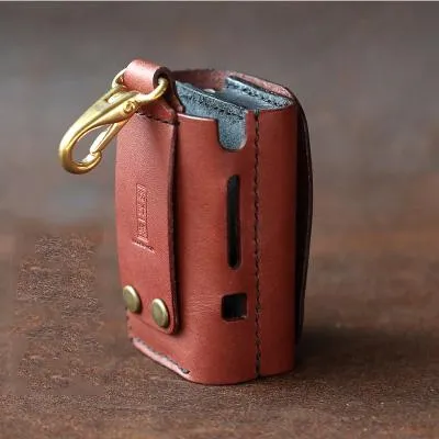 Cool Leather Mens IQOS Cigarette Case With Belt Clip IQOS Holder Belt Loop for Men
