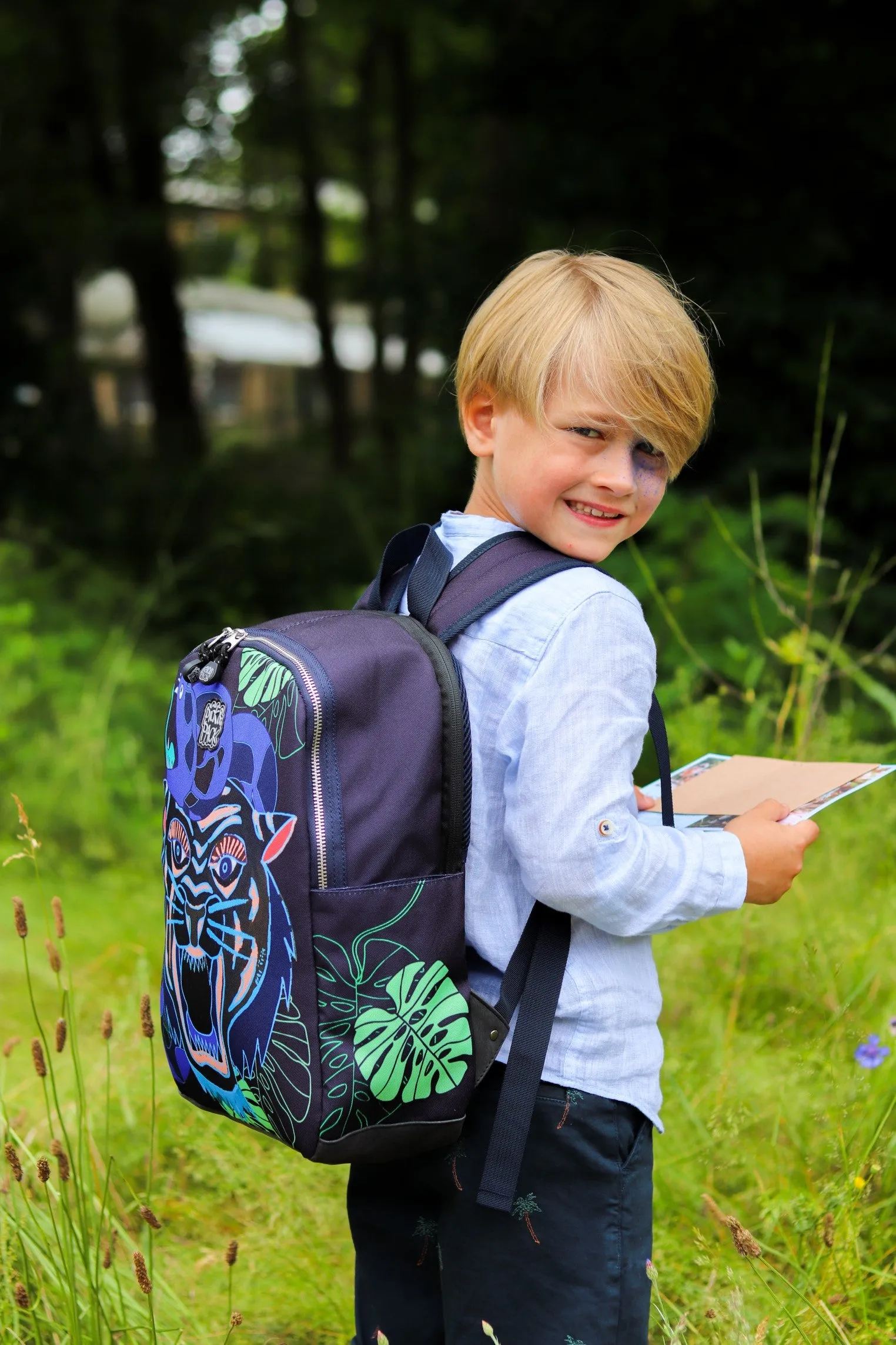 Dangerous Cat Backpack M Carbon