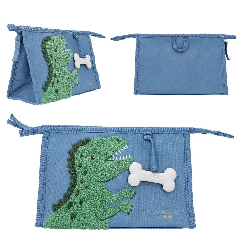 Depesche Dino World Toilet Bag Blue Dino Mini