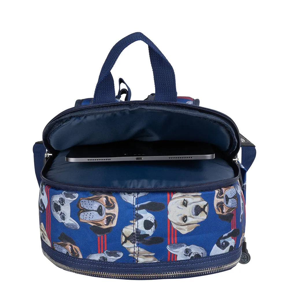 Doggie Mood Backpack M Denim blue