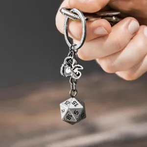 Dungeons & Dragons D20 Keyring