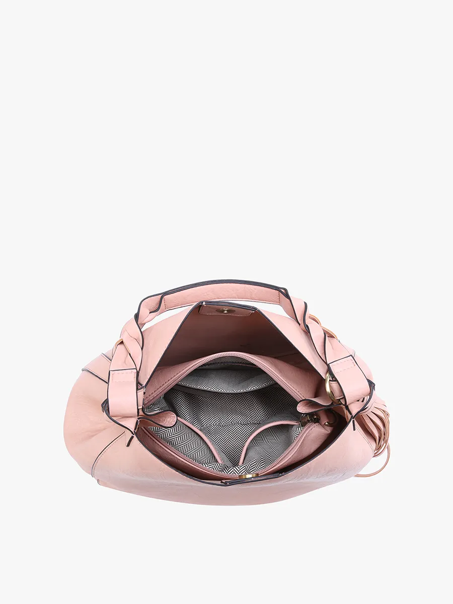 Eloise Vegan Large Tassel Hobo