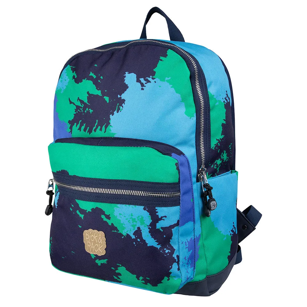 Faded Camo Backpack L Blue