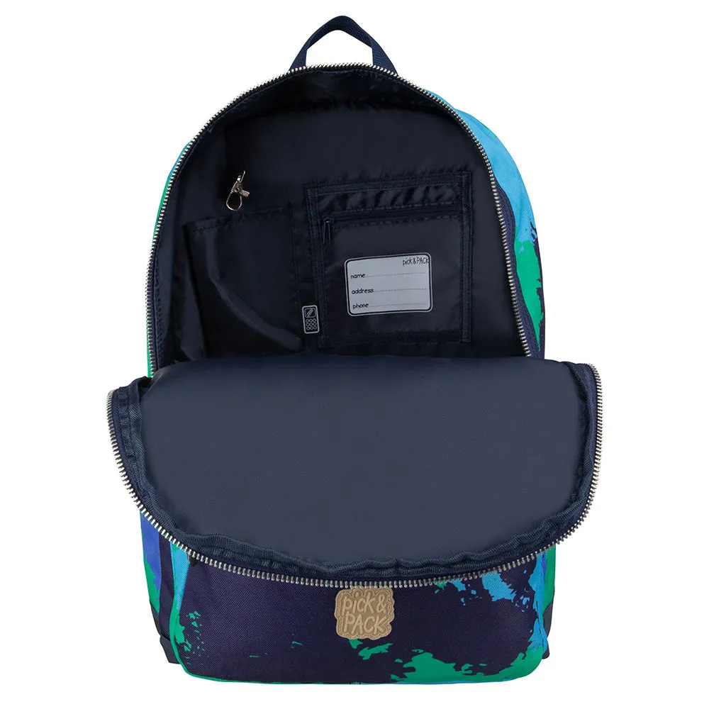 Faded Camo Backpack L Blue