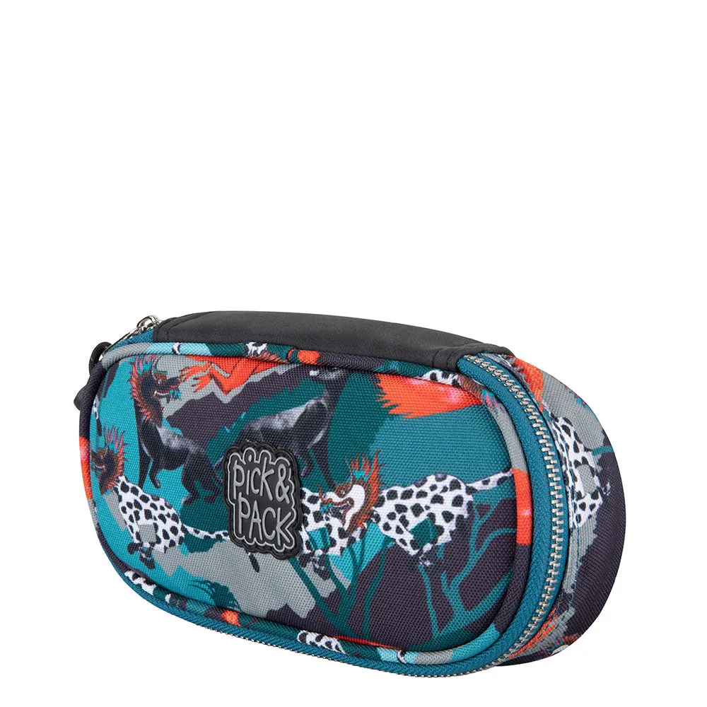 Forest Dragon Pencil Case Multi green