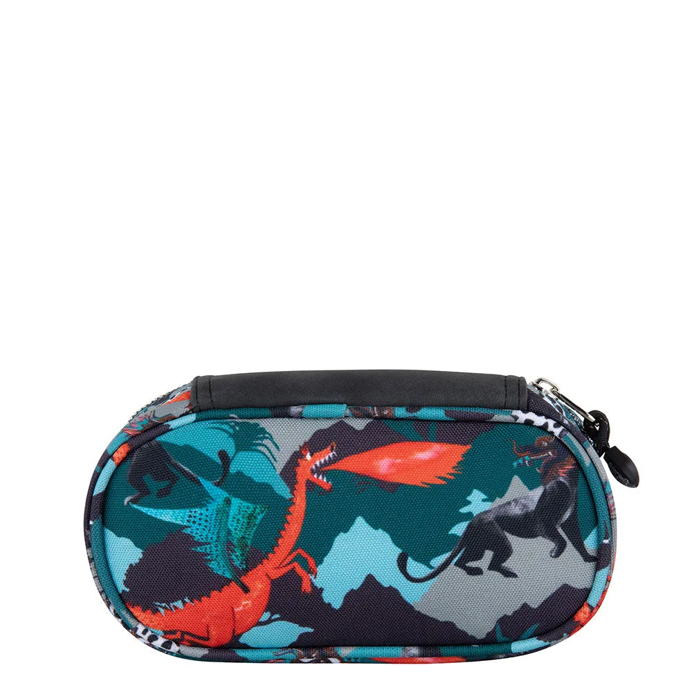Forest Dragon Pencil Case Multi green