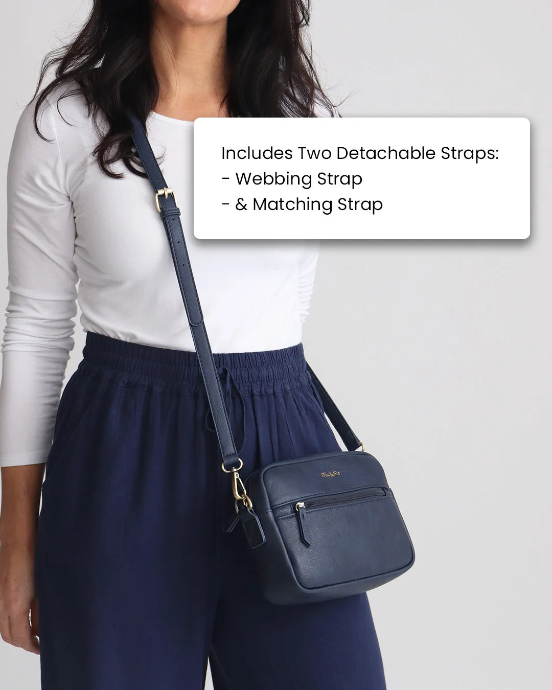 Gigi Crossbody - Navy