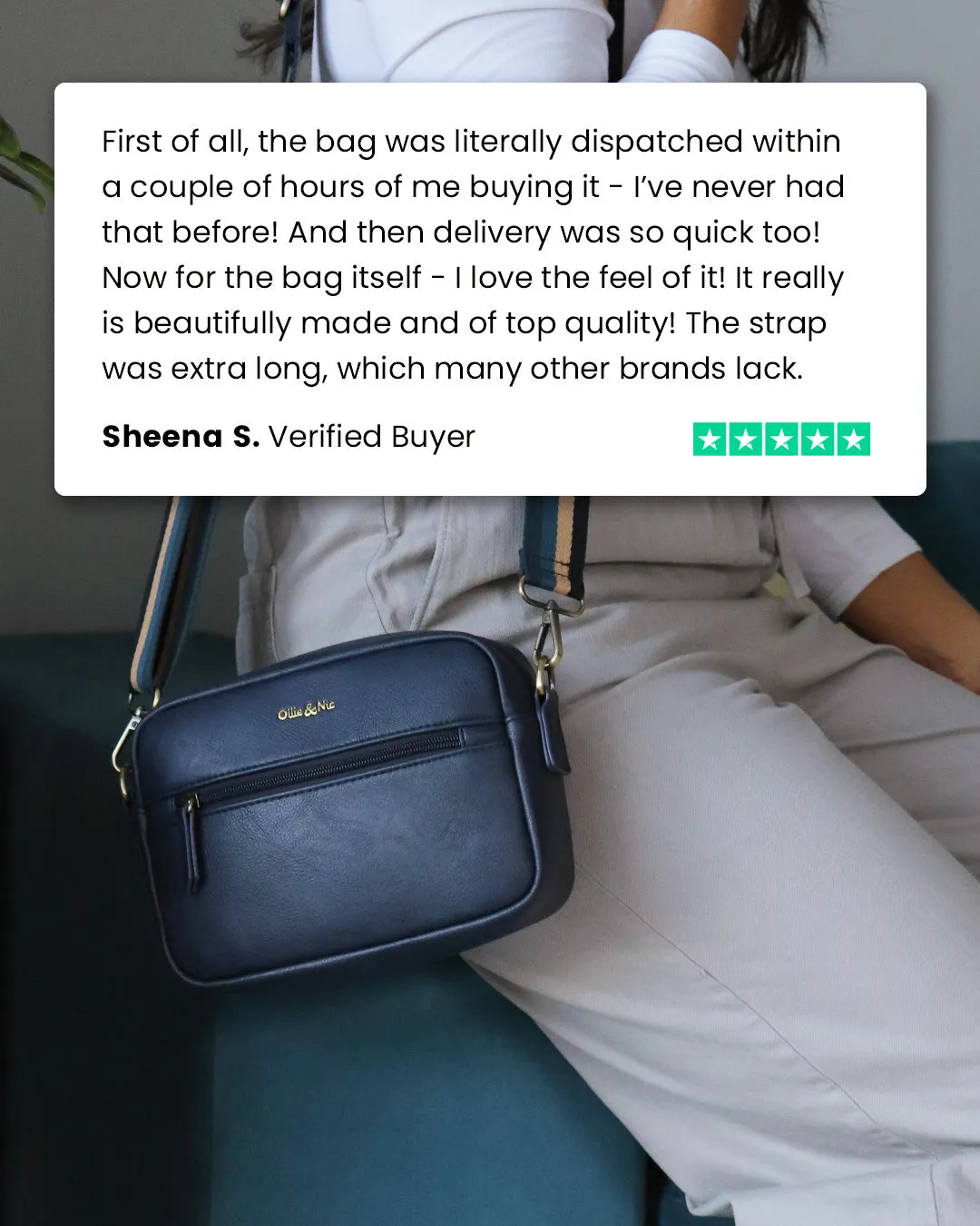 Gigi Crossbody - Navy