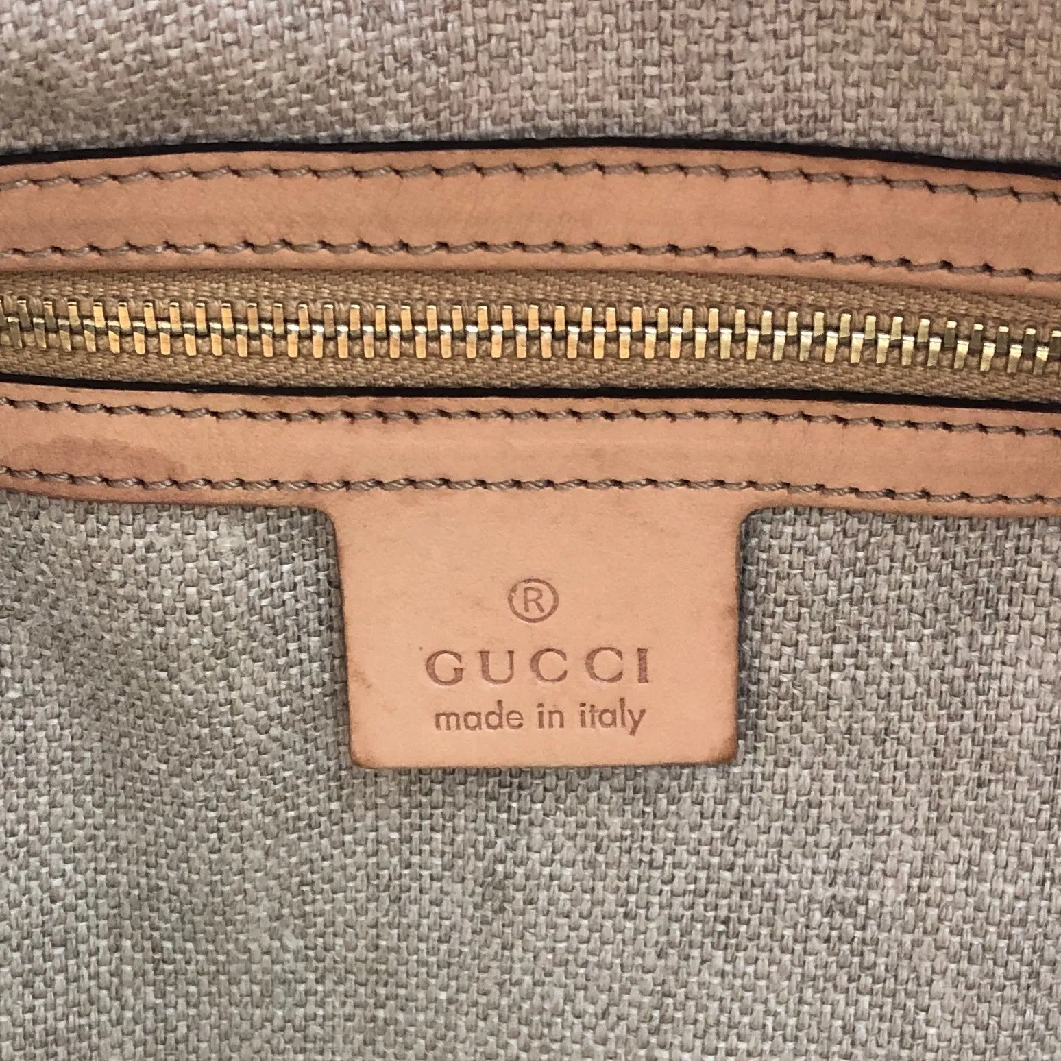 GUCCI Bamboo Two-way Handbag Shoulder bag White Vintage 4thvhr