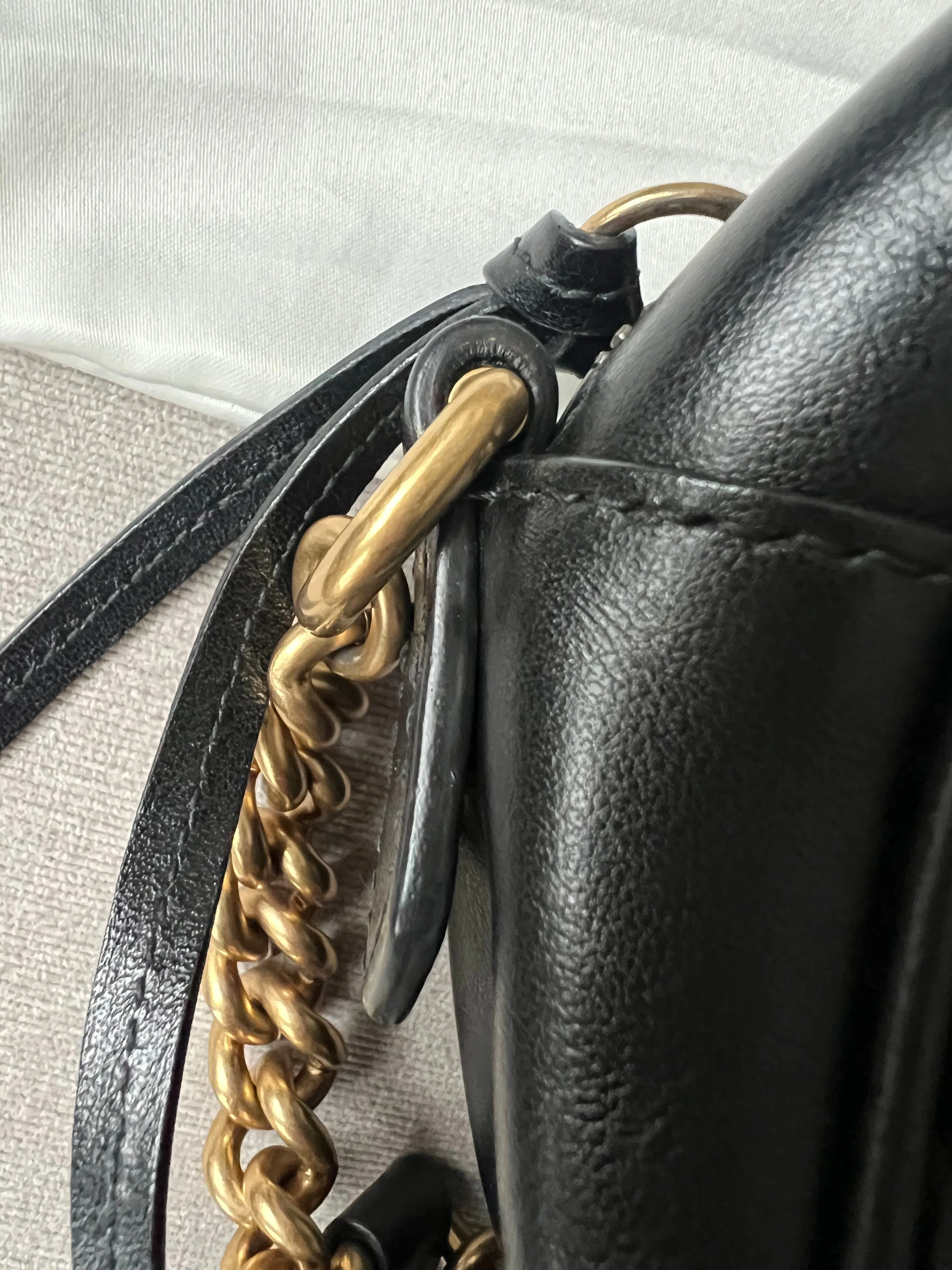 Gucci GG Black Marmont Small Shoulder Bag