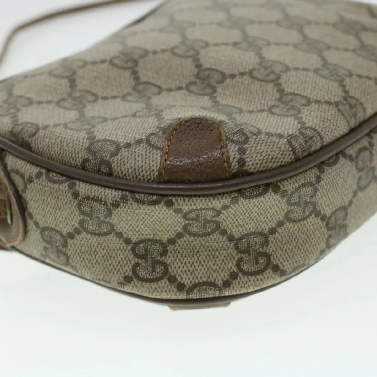 GUCCI GG Canvas Web Sherry Line Shoulder Bag Beige Red 89.02.066  rd5250