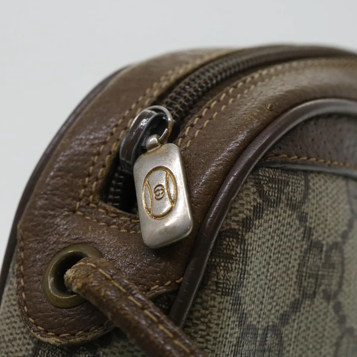 GUCCI GG Canvas Web Sherry Line Shoulder Bag Beige Red 89.02.066  rd5250