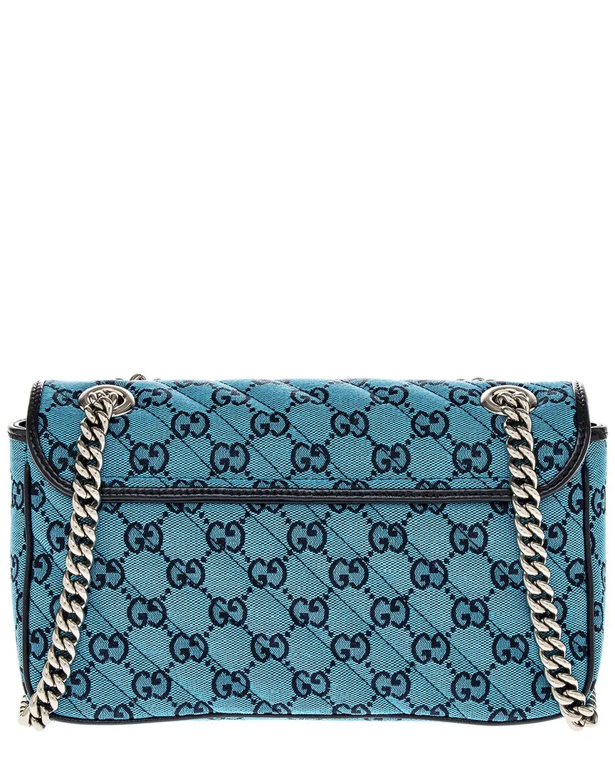 Gucci Gg Marmont Small Canvas Shoulder Bag
