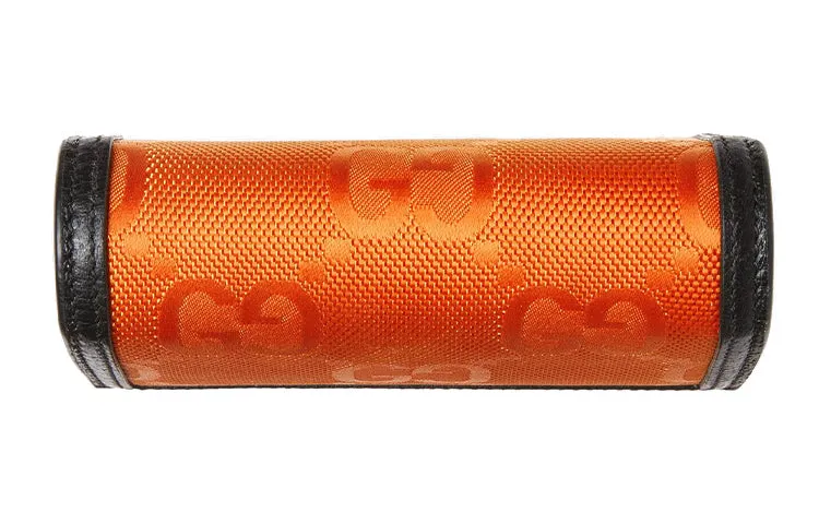 GUCCI Off The Grid OTG Environmental Friendly Series Logo Leather Logo Nylon Shoulder Messenger Bag Mini Unisex / Orange / Black 625599-H9HAN-7560