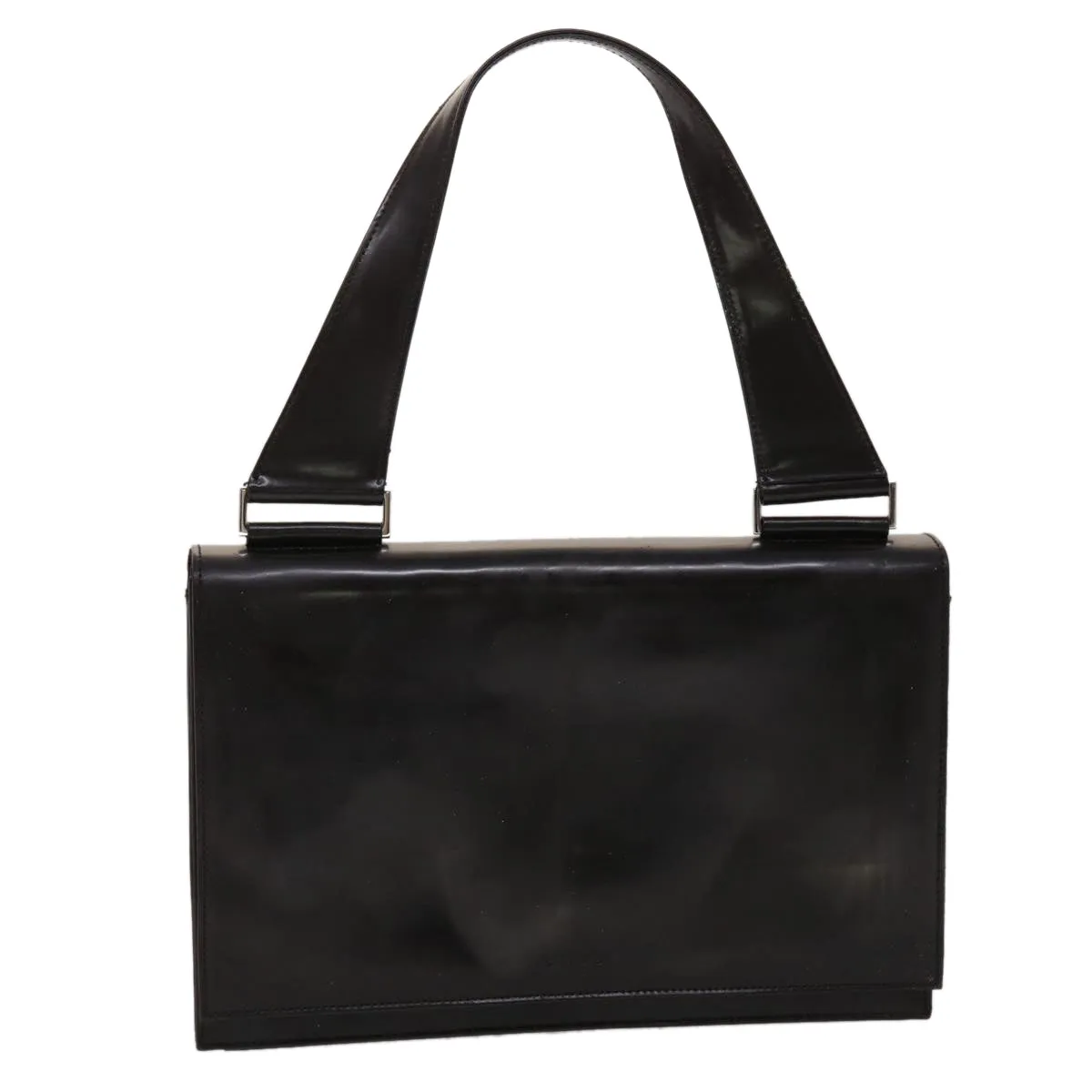 GUCCI Shoulder Bag Patent leather Brown  yk7420
