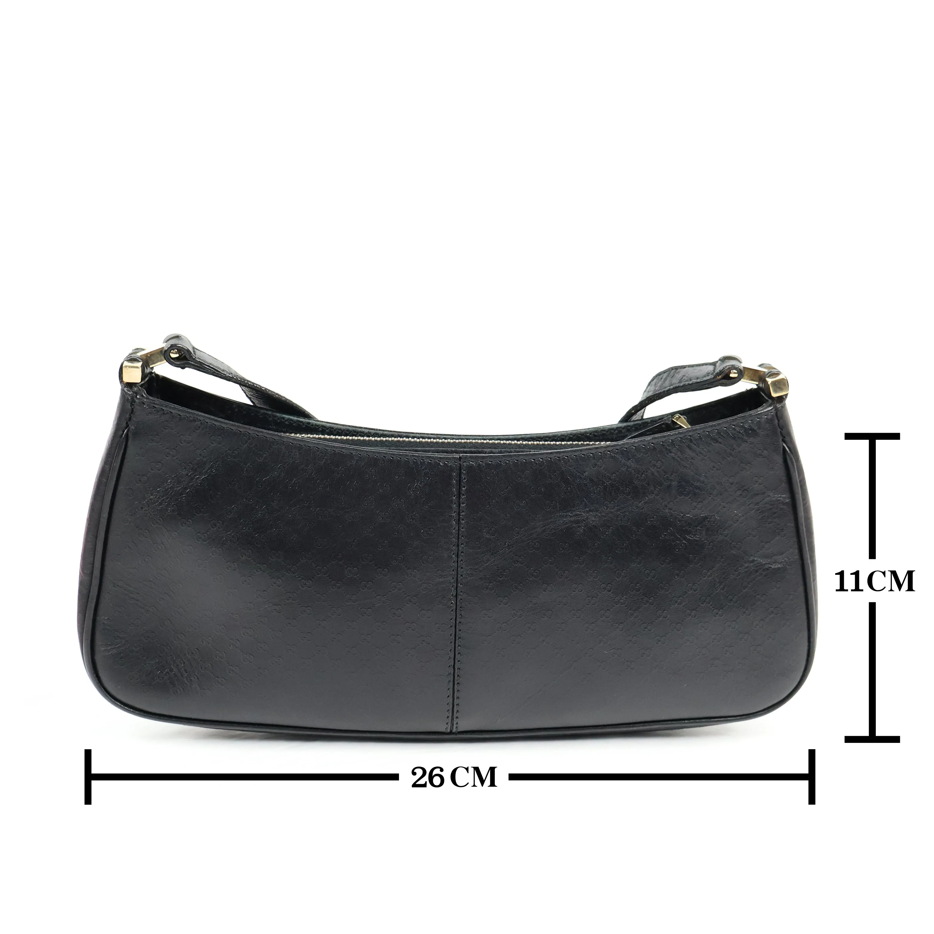 Gucci Vintage Shoulder Bag Black
