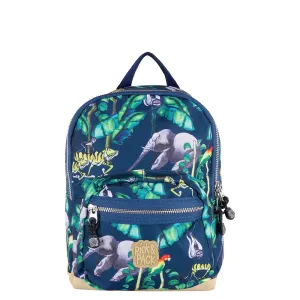 Happy Jungle Backpack S Navy